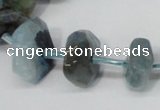 CNG1378 15.5 inches 8*14mm - 10*30mm faceted nuggets agate beads