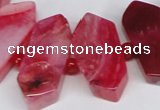 CNG1393 15.5 inches 15*25mm - 20*40mm wand agate gemstone beads