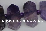 CNG1394 15.5 inches 15*25mm - 20*40mm wand agate gemstone beads