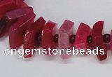 CNG1401 15.5 inches 10*15mm - 12*22mm nuggets agate gemstone beads