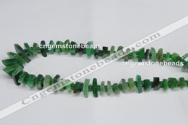 CNG1402 15.5 inches 10*15mm - 12*22mm nuggets agate gemstone beads