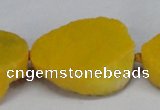 CNG1419 15.5 inches 25*35mm - 30*40mm freeform agate beads