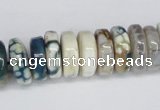 CNG1444 15.5 inches 6*15mm - 8*15mm nuggets agate gemstone beads