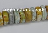 CNG1445 15.5 inches 6*15mm - 8*15mm nuggets agate gemstone beads