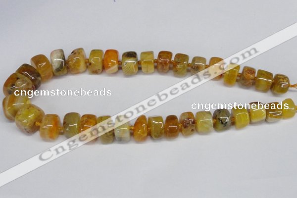 CNG1447 15.5 inches 10*14mm - 12*20mm nuggets agate gemstone beads