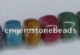 CNG1451 15.5 inches 10*18mm nuggets agate gemstone beads