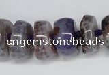 CNG1453 15.5 inches 8*20mm - 10*20mm nuggets agate gemstone beads