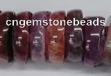 CNG1457 15.5 inches 8*25mm - 12*25mm nuggets agate gemstone beads