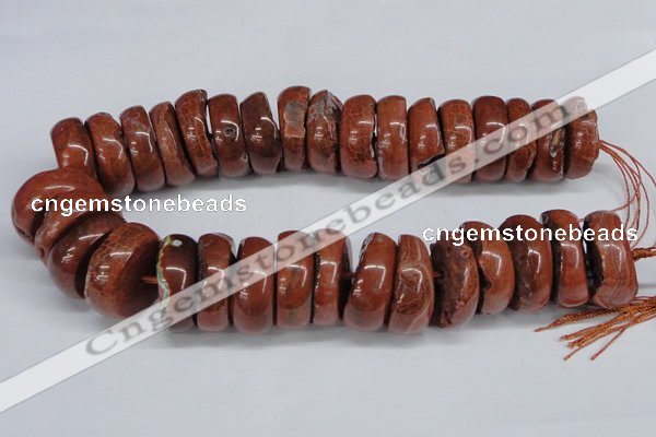 CNG1462 15.5 inches 11*30mm - 13*30mm nuggets agate gemstone beads