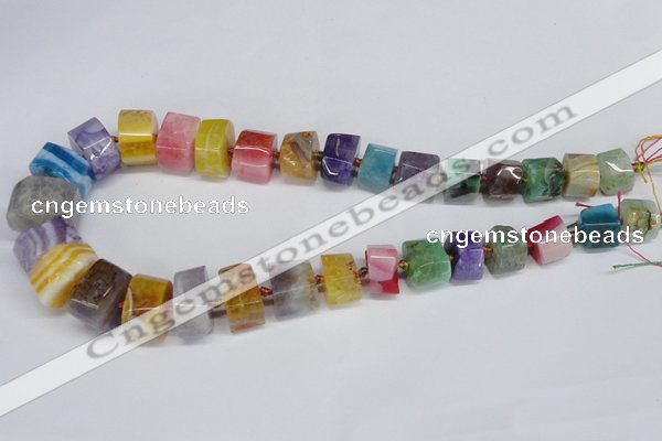 CNG1481 15.5 inches 10*15mm - 12*22mm nuggets agate gemstone beads