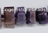 CNG1484 15.5 inches 10*15mm - 12*25mm nuggets agate gemstone beads