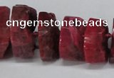 CNG1487 15.5 inches 10*15mm - 12*25mm nuggets agate gemstone beads