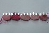 CNG1511 8 inches 20*30mm - 25*35mm freeform agate beads