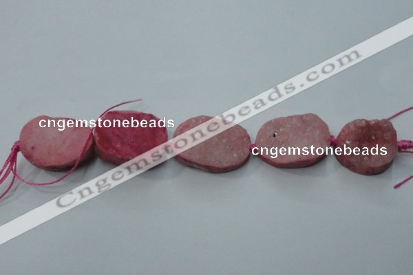 CNG1511 8 inches 20*30mm - 25*35mm freeform agate beads