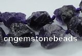 CNG1545 15.5 inches 10*14mm - 12*16mm nuggets amethyst beads