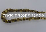 CNG1582 15.5 inches 8*12mm - 12*20mm nuggets plated quartz beads