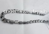 CNG1590 15.5 inches 8*12mm - 12*20mm nuggets plated quartz beads