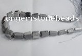 CNG1593 15.5 inches 10*15mm - 18*20mm nuggets plated quartz beads