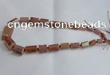 CNG1594 15.5 inches 10*15mm - 18*20mm nuggets plated quartz beads