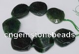 CNG1608 15.5 inches 45*50mm faceted freeform agate beads