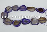 CNG1612 15.5 inches 25*35mm - 30*45mm freeform agate gemstone beads