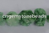 CNG1642 15.5 inches 13*18mm - 18*25mm nuggets plated druzy agate beads