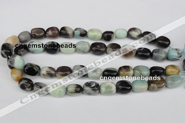 CNG17 15.5 inches 12*16mm nuggets amazonite gemstone beads