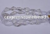 CNG1700 15.5 inches 15*20mm - 18*35mm nuggets white crystal beads