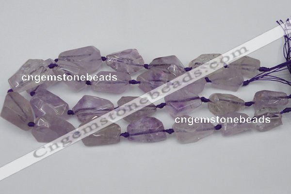 CNG1704 15.5 inches 15*20mm - 18*35mm nuggets amethyst beads