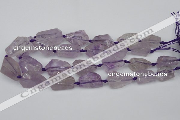 CNG1704 15.5 inches 15*20mm - 18*35mm nuggets amethyst beads