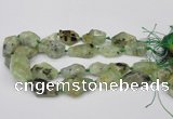 CNG1709 15.5 inches 15*20mm - 18*35mm nuggets prehnite beads