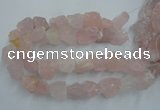 CNG1821 15.5 inches 20*25mm - 25*30mm nuggets rose quartz beads