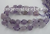 CNG1822 15.5 inches 20*25mm - 25*30mm nuggets amethyst beads