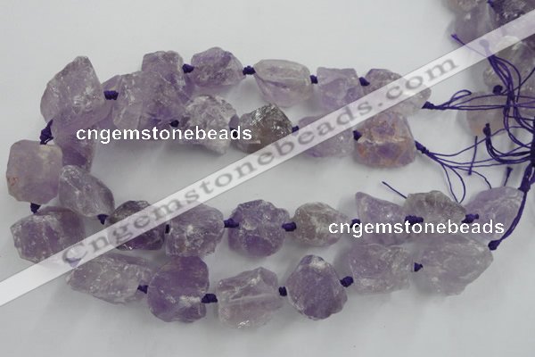 CNG1822 15.5 inches 20*25mm - 25*30mm nuggets amethyst beads