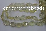 CNG1828 15.5 inches 20*25mm - 22*30mm faceted freeform lemon quartz beads