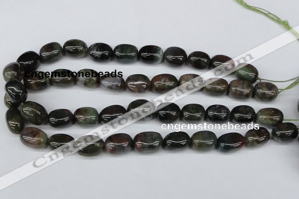 CNG20 15.5 inches 12*17mm nuggets Indian agate gemstone beads