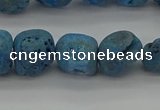 CNG2015 15.5 inches 8*10mm - 10*14mm nuggets plated druzy agate beads