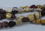 CNG206 15.5 inches 6*8mm nuggets mookaite gemstone beads