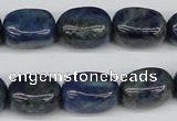 CNG21 15.5 inches 12*17mm nuggets lapis lazuli gemstone beads