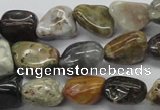 CNG210 15.5 inches 12*16mm nuggets ocean stone beads
