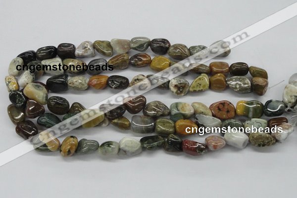 CNG210 15.5 inches 12*16mm nuggets ocean stone beads