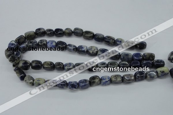 CNG212 15.5 inches 10*14mm nuggets sodalite gemstone beads