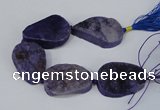 CNG2136 7.5 inches 25*30mm - 30*35mm freeform agate beads