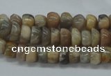 CNG214 15.5 inches 6*8mm nuggets moonstone gemstone beads