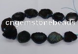 CNG2140 15.5 inches 25*35mm - 30*40mm freeform agate gemstone beads