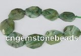 CNG2148 15.5 inches 30*40mm - 35*45mm freeform agate gemstone beads