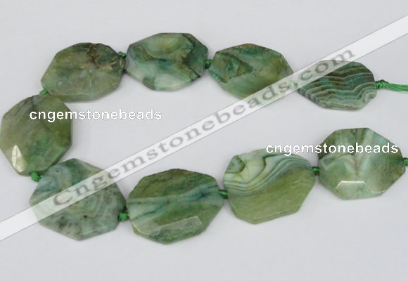 CNG2148 15.5 inches 30*40mm - 35*45mm freeform agate gemstone beads