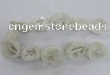 CNG2157 15.5 inches 25*35mm - 35*40mm nuggets druzy agate beads