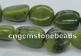 CNG216 15.5 inches 13*18mm nuggets canadian jade gemstone beads