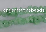 CNG2205 15.5 inches 8*10mm - 10*12mm nuggets plated druzy quartz beads